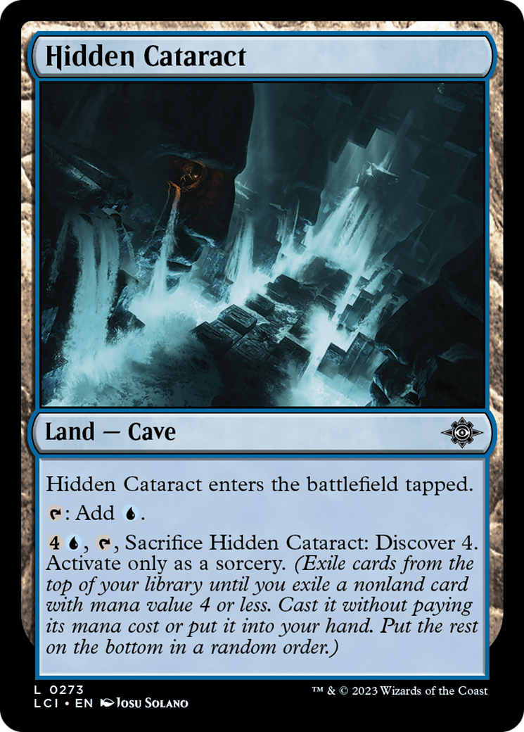 Hidden Cataract (LCI-273) - The Lost Caverns of Ixalan Foil - Premium MTG Single from Wizards of the Coast - Just $0.08! Shop now at Game Crave Tournament Store