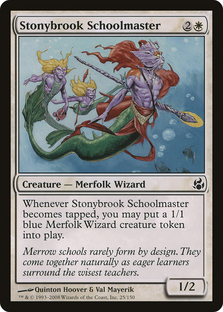 Stonybrook Schoolmaster (MOR-025) - Morningtide Foil - Premium MTG Single from Wizards of the Coast - Just $1.20! Shop now at Game Crave Tournament Store