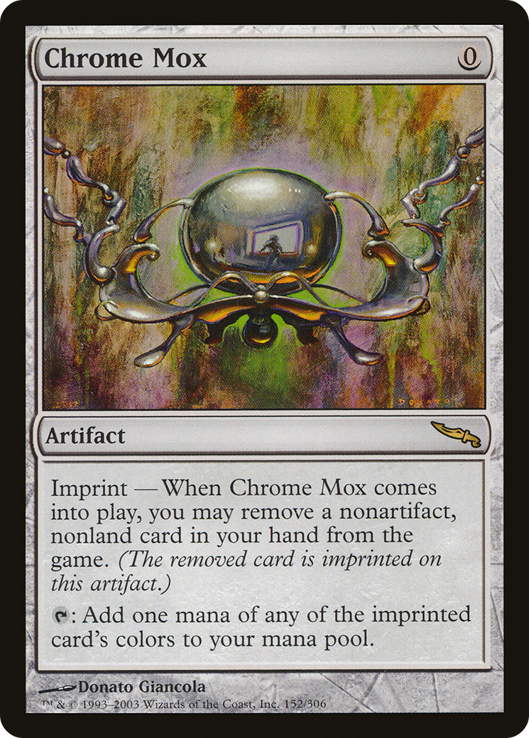 Chrome Mox (MRD-152) - Mirrodin Foil - Premium MTG Single from Wizards of the Coast - Just $207.46! Shop now at Game Crave Tournament Store