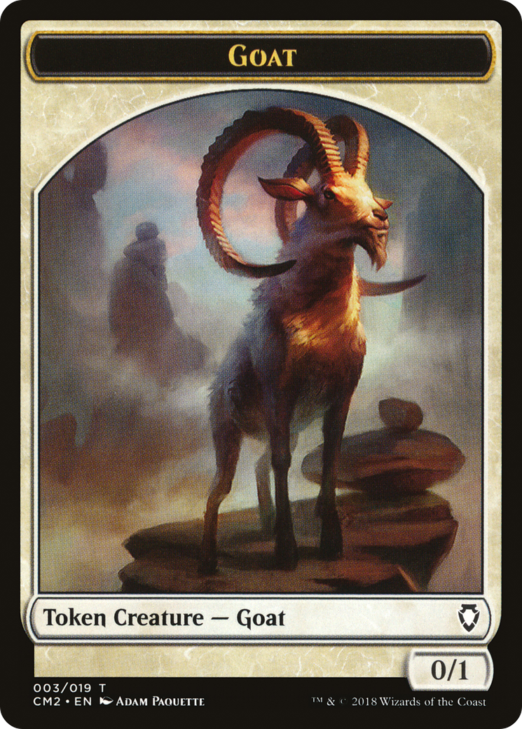 Goat (TCM2-003) - Commander Anthology Volume II Tokens - Premium MTG Single from Wizards of the Coast - Just $0.08! Shop now at Game Crave Tournament Store