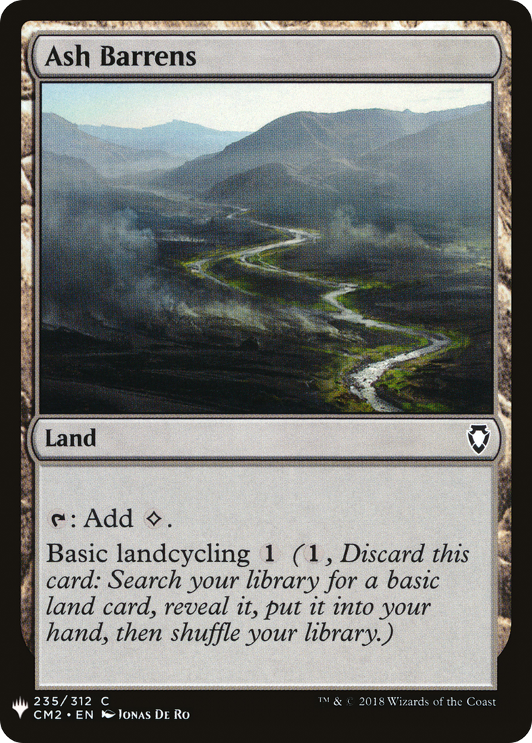 Ash Barrens (MB1-1656) - Mystery Booster - Premium MTG Single from Wizards of the Coast - Just $0.08! Shop now at Game Crave Tournament Store