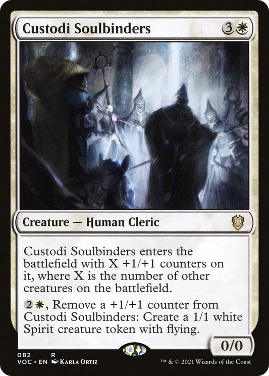 Custodi Soulbinders (VOC-082) - Crimson Vow Commander - Premium MTG Single from Wizards of the Coast - Just $0.25! Shop now at Game Crave Tournament Store