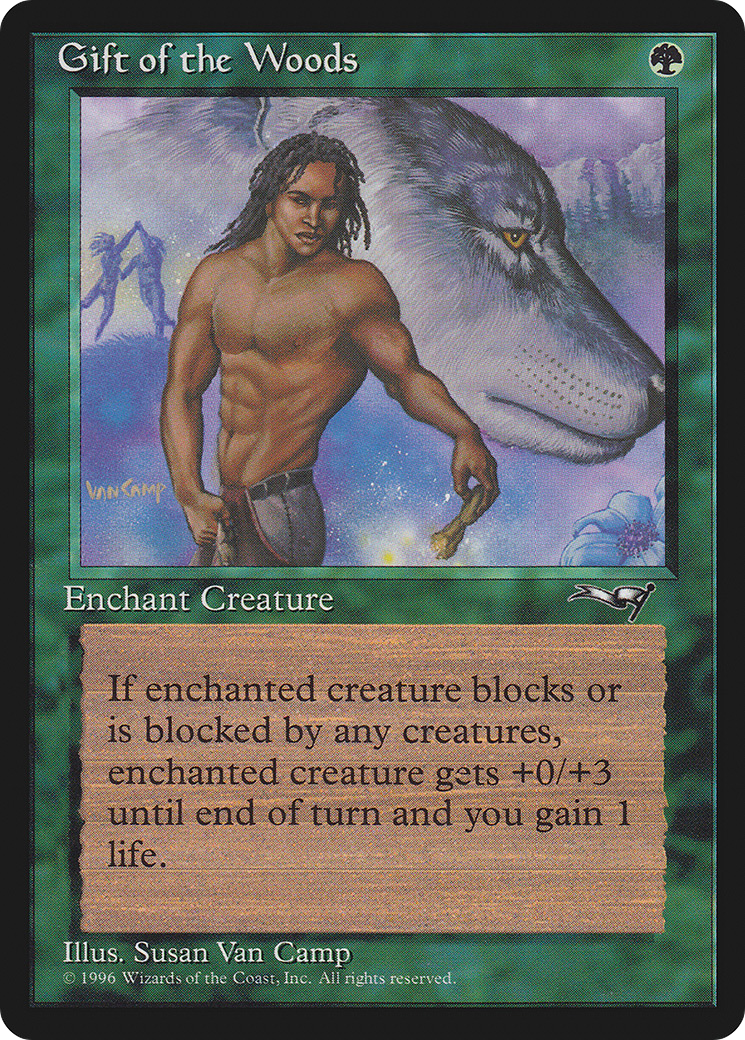 Gift of the Woods (ALL-92B) - Alliances - Premium MTG Single from Wizards of the Coast - Just $0.08! Shop now at Game Crave Tournament Store