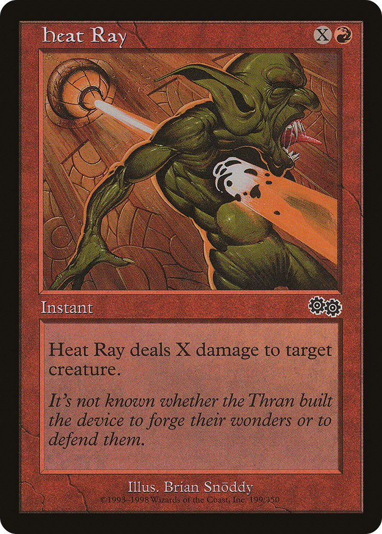 Heat Ray (USG-199) - Urza's Saga - Premium MTG Single from Wizards of the Coast - Just $0.08! Shop now at Game Crave Tournament Store