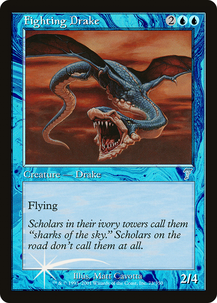 Fighting Drake (7ED-73★) - Seventh Edition Foil - Premium MTG Single from Wizards of the Coast - Just $1.44! Shop now at Game Crave Tournament Store