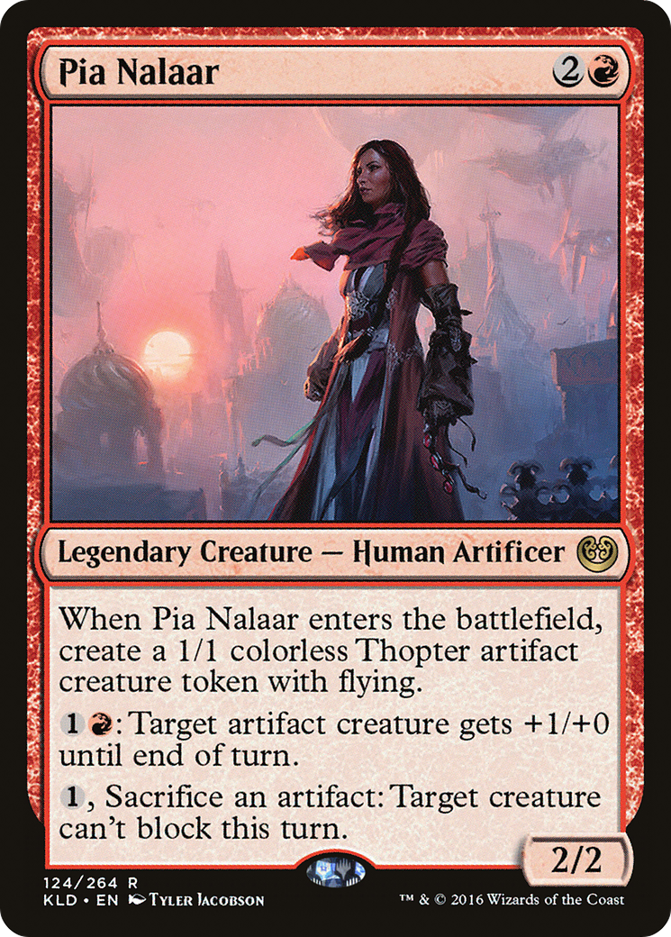 Pia Nalaar (KLD-124) - Kaladesh Foil - Premium MTG Single from Wizards of the Coast - Just $0.41! Shop now at Game Crave Tournament Store