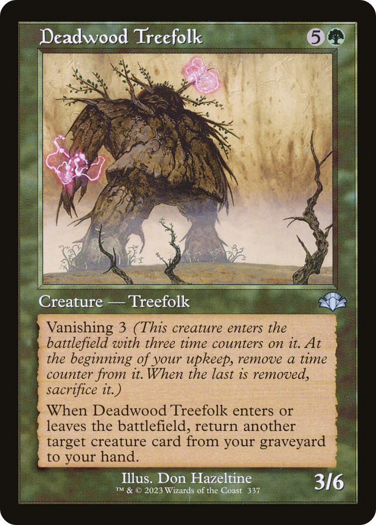 Deadwood Treefolk (DMR-337) - Dominaria Remastered - Premium MTG Single from Wizards of the Coast - Just $0.25! Shop now at Game Crave Tournament Store