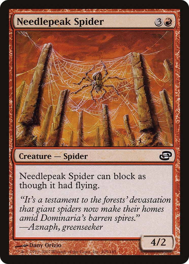 Needlepeak Spider (PLC-105) - Planar Chaos Foil - Premium MTG Single from Wizards of the Coast - Just $0.25! Shop now at Game Crave Tournament Store