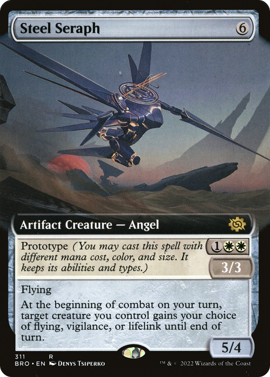 Steel Seraph (BRO-311) - The Brothers' War: (Extended Art) - Premium MTG Single from Wizards of the Coast - Just $0.62! Shop now at Game Crave Tournament Store
