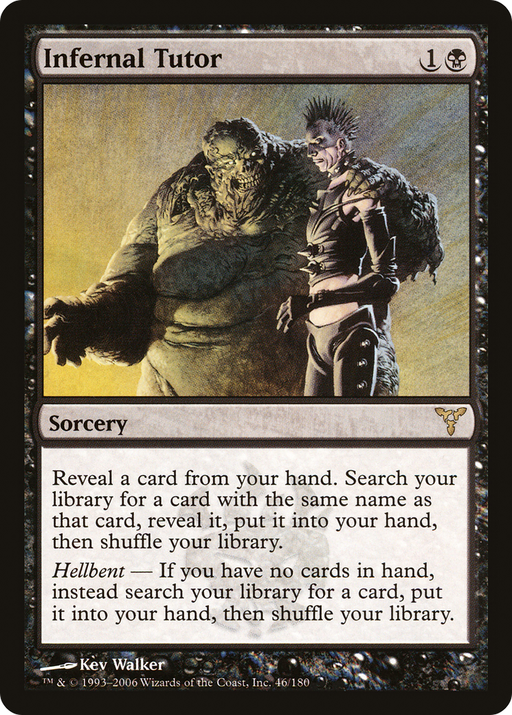 Infernal Tutor (DIS-046) - Dissension - Premium MTG Single from Wizards of the Coast - Just $1.53! Shop now at Game Crave Tournament Store