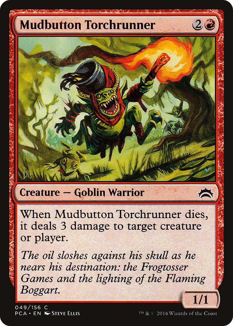 Mudbutton Torchrunner (PCA-049) - Planechase Anthology - Premium MTG Single from Wizards of the Coast - Just $0.18! Shop now at Game Crave Tournament Store