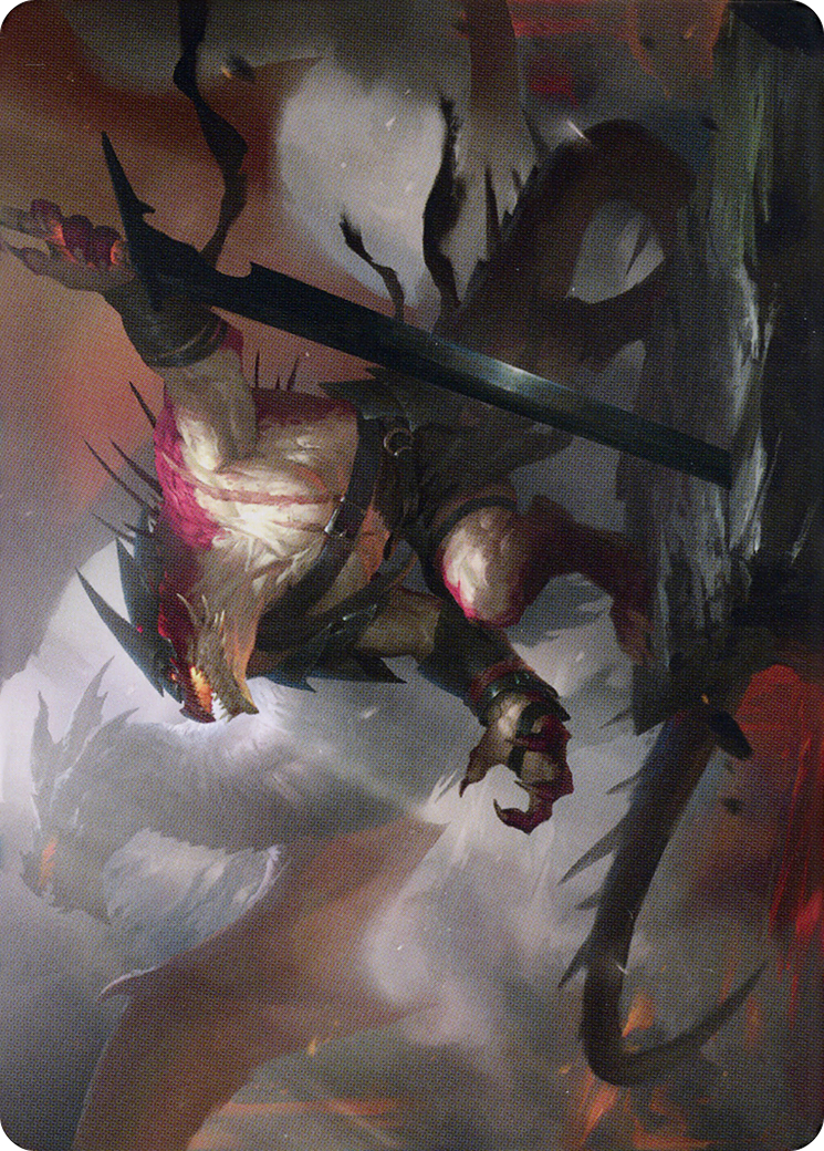Rivaz of the Claw // Rivaz of the Claw (ADMU-053) - Dominaria United Art Series (Borderless) Foil - Premium MTG Single from Wizards of the Coast - Just $0! Shop now at Game Crave Tournament Store