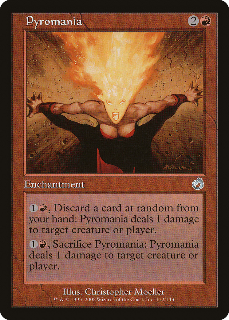 Pyromania (TOR-112) - Torment - Premium MTG Single from Wizards of the Coast - Just $0.08! Shop now at Game Crave Tournament Store