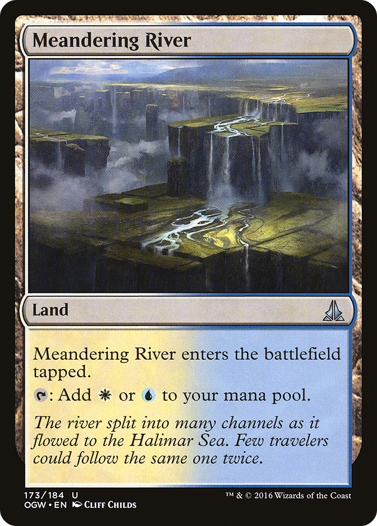 Meandering River (OGW-173) - Oath of the Gatewatch Foil - Premium MTG Single from Wizards of the Coast - Just $0.08! Shop now at Game Crave Tournament Store