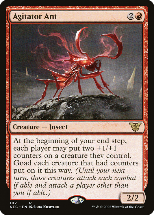 Agitator Ant (NEC-102) - Neon Dynasty Commander - Premium MTG Single from Wizards of the Coast - Just $0.25! Shop now at Game Crave Tournament Store