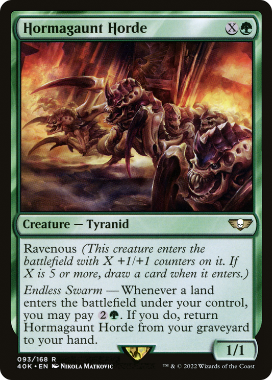Hormagaunt Horde (40K-093) - Warhammer 40,000 Commander - Premium MTG Single from Wizards of the Coast - Just $0.31! Shop now at Game Crave Tournament Store