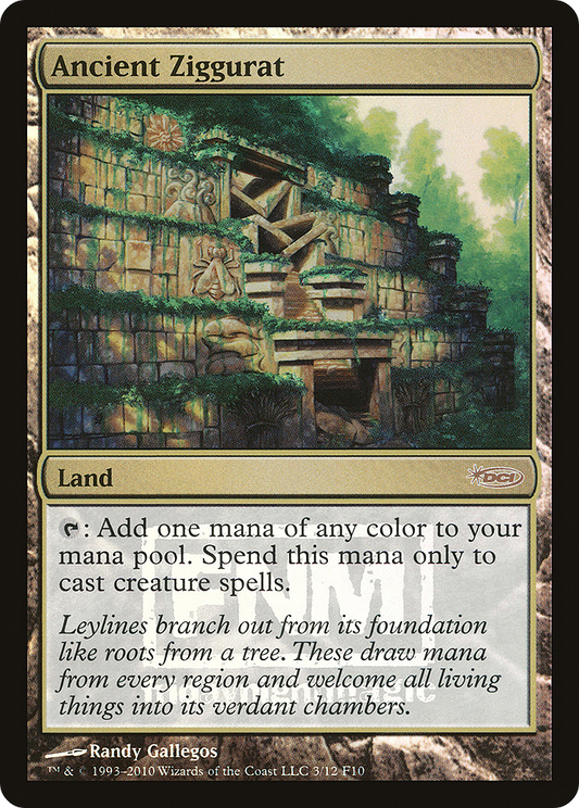 Ancient Ziggurat (F10-003) - Friday Night Magic 2010 Foil - Premium MTG Single from Wizards of the Coast - Just $2.07! Shop now at Game Crave Tournament Store