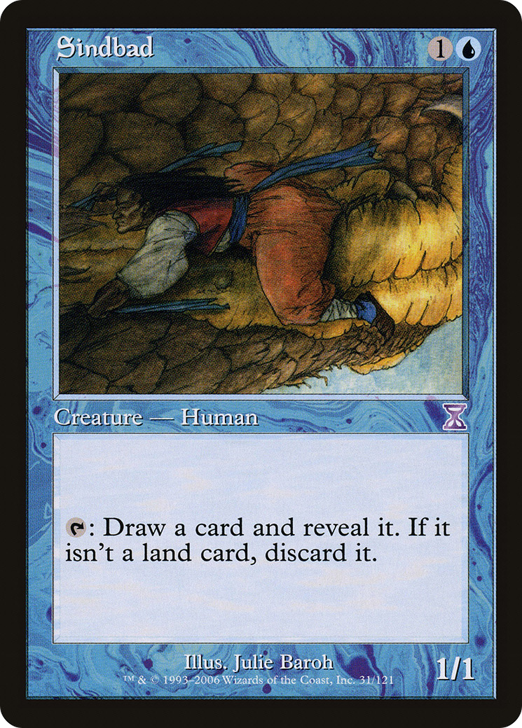Sindbad (TSB-031) - Time Spiral Timeshifted - Premium MTG Single from Wizards of the Coast - Just $0.25! Shop now at Game Crave Tournament Store