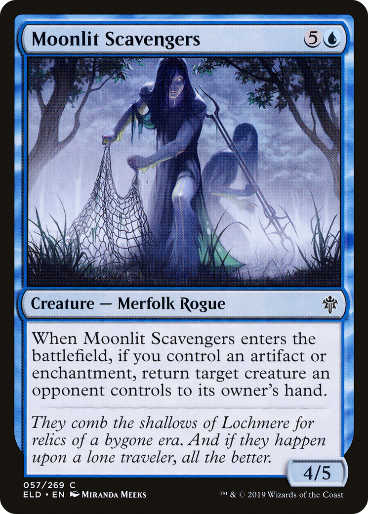 Moonlit Scavengers (ELD-057) - Throne of Eldraine Foil - Premium MTG Single from Wizards of the Coast - Just $0.08! Shop now at Game Crave Tournament Store