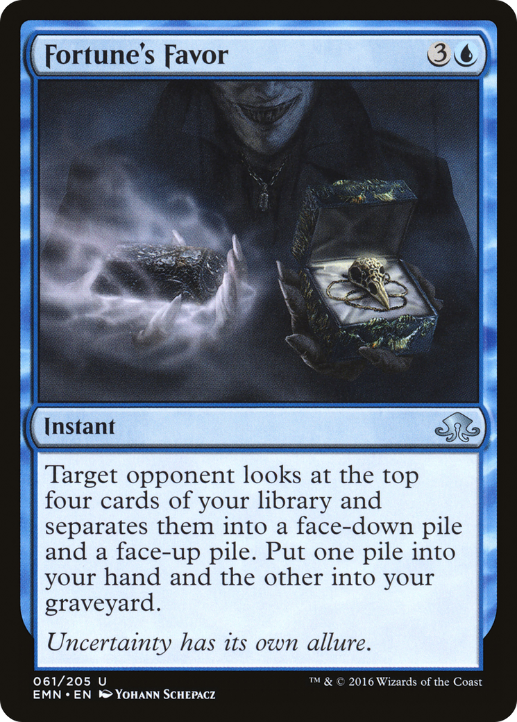 Fortune's Favor (EMN-061) - Eldritch Moon - Premium MTG Single from Wizards of the Coast - Just $0.08! Shop now at Game Crave Tournament Store