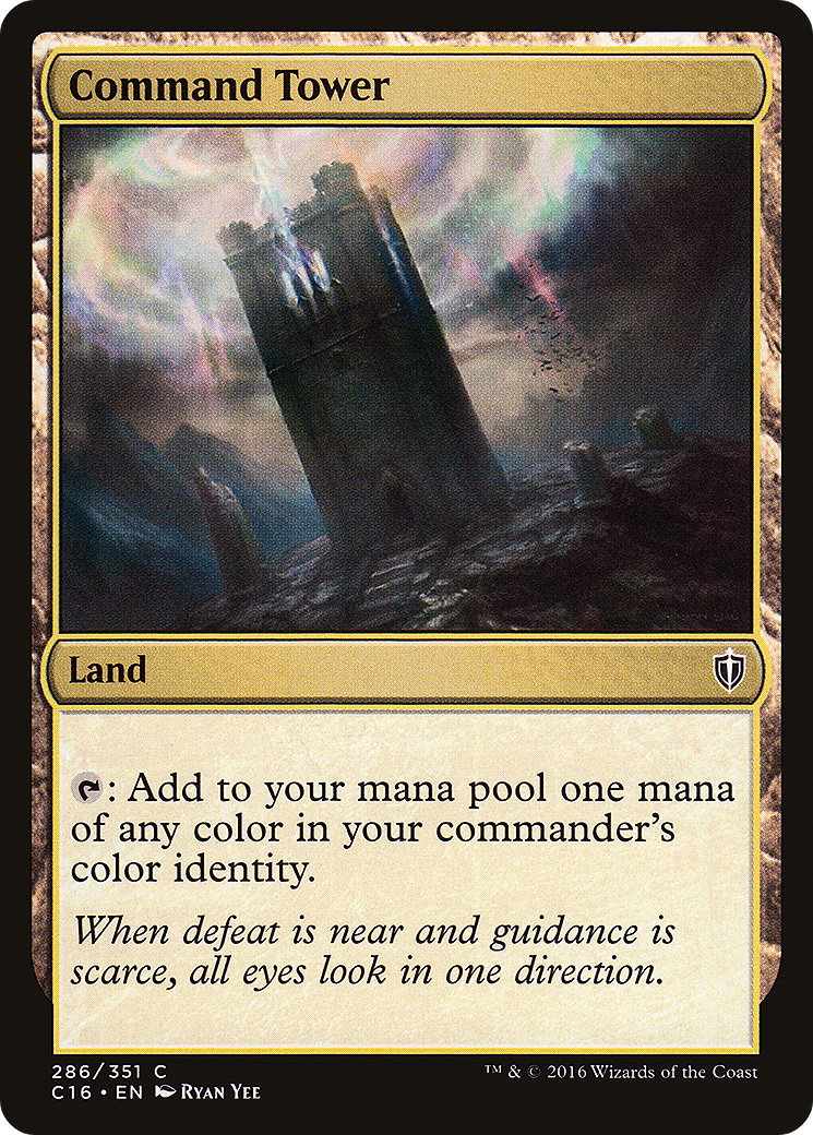 Command Tower (C16-286) - Commander 2016 - Premium MTG Single from Wizards of the Coast - Just $0.08! Shop now at Game Crave Tournament Store