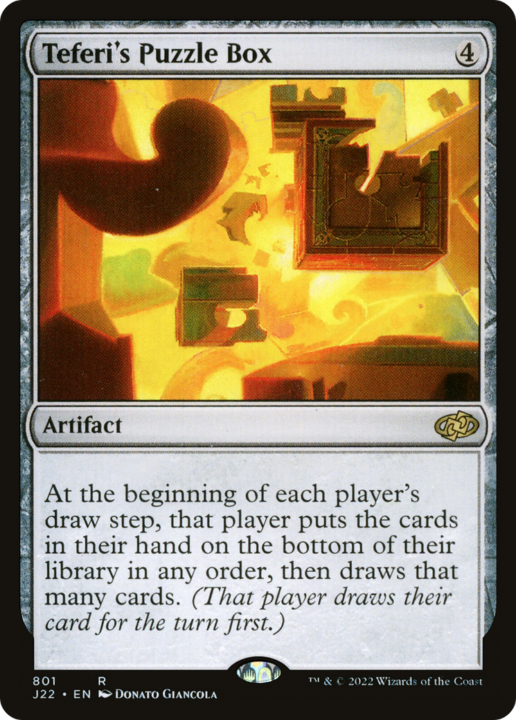 Teferi's Puzzle Box (J22-801) - Jumpstart 2022 - Premium MTG Single from Wizards of the Coast - Just $3.44! Shop now at Game Crave Tournament Store