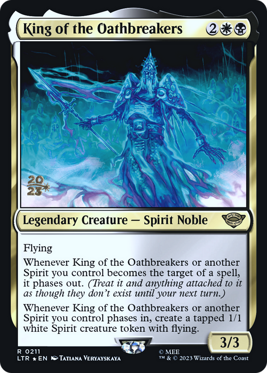King of the Oathbreakers (PLTR-211S) - Tales of Middle-earth Promos Foil - Premium MTG Single from Wizards of the Coast - Just $0.68! Shop now at Game Crave Tournament Store