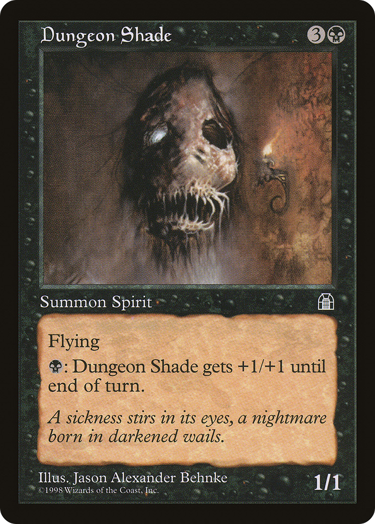 Dungeon Shade (STH-058) - Stronghold - Premium MTG Single from Wizards of the Coast - Just $0.08! Shop now at Game Crave Tournament Store