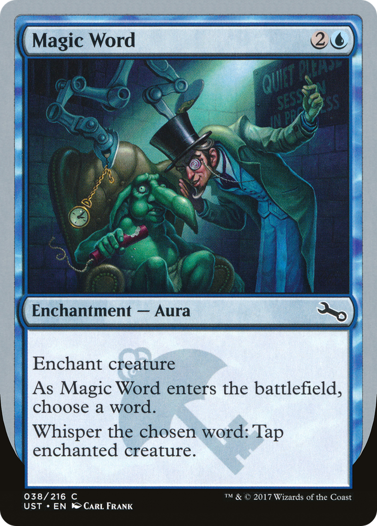 Magic Word (UST-038) - Unstable - Premium MTG Single from Wizards of the Coast - Just $0.08! Shop now at Game Crave Tournament Store