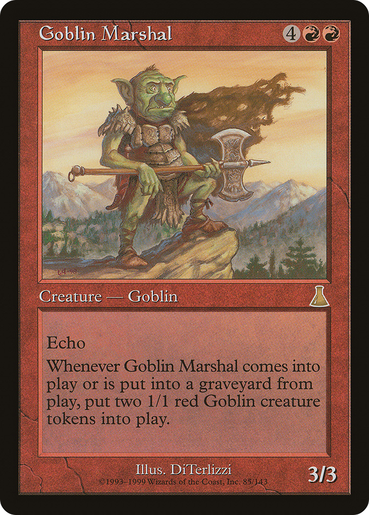 Goblin Marshal (UDS-085) - Urza's Destiny Foil - Premium MTG Single from Wizards of the Coast - Just $2.43! Shop now at Game Crave Tournament Store