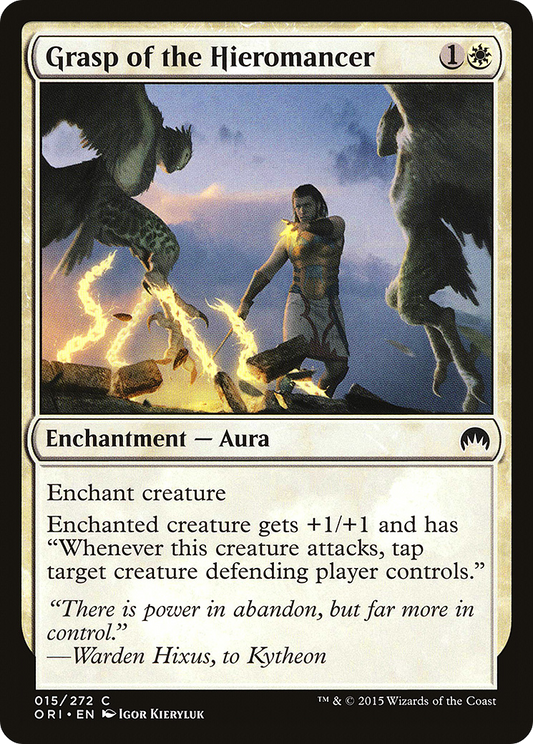 Grasp of the Hieromancer (ORI-015) - Magic Origins - Premium MTG Single from Wizards of the Coast - Just $0.25! Shop now at Game Crave Tournament Store