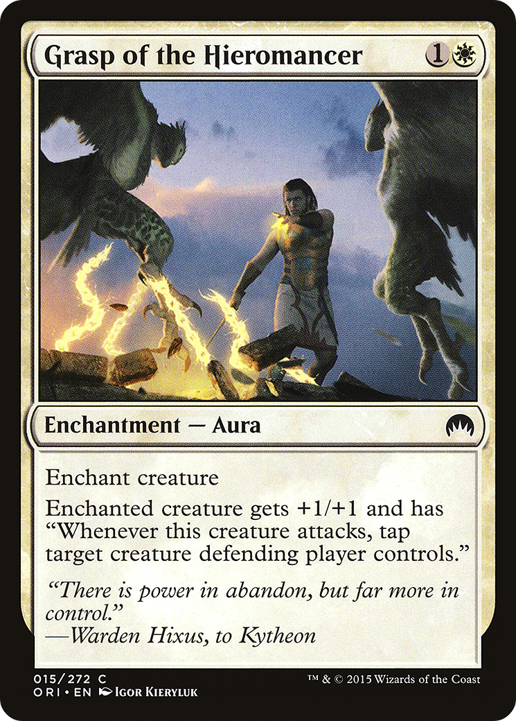 Grasp of the Hieromancer (ORI-015) - Magic Origins Foil - Premium MTG Single from Wizards of the Coast - Just $0.25! Shop now at Game Crave Tournament Store