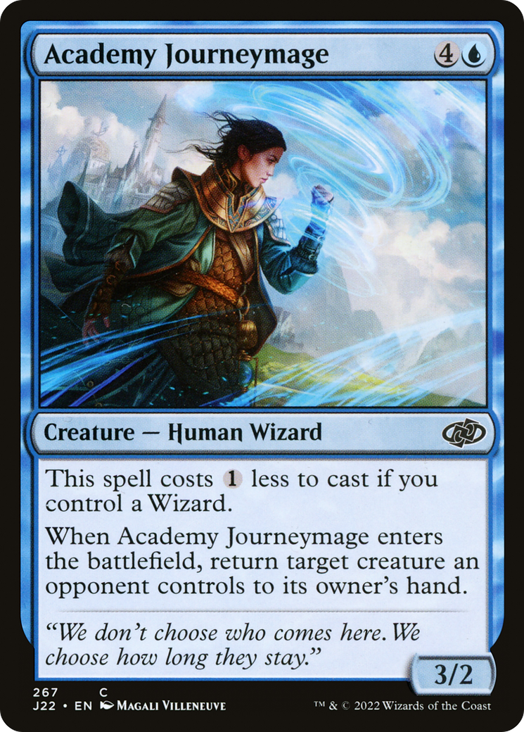 Academy Journeymage (J22-267) - Jumpstart 2022 - Premium MTG Single from Wizards of the Coast - Just $0.08! Shop now at Game Crave Tournament Store