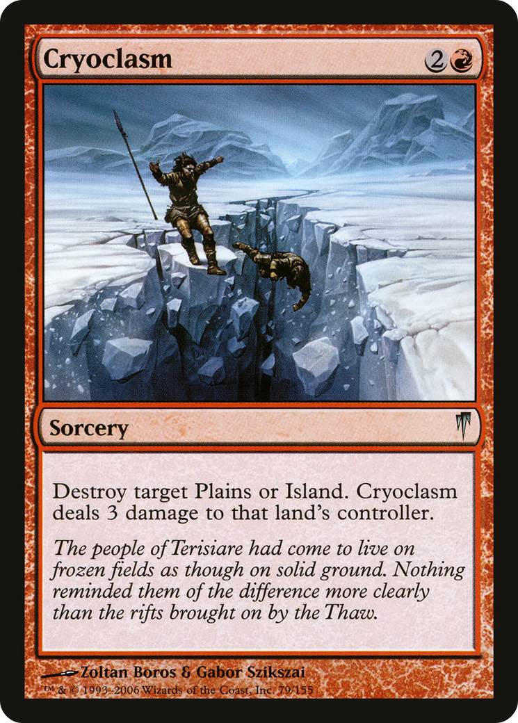 Cryoclasm (CSP-079) - Coldsnap Foil - Premium MTG Single from Wizards of the Coast - Just $0.11! Shop now at Game Crave Tournament Store