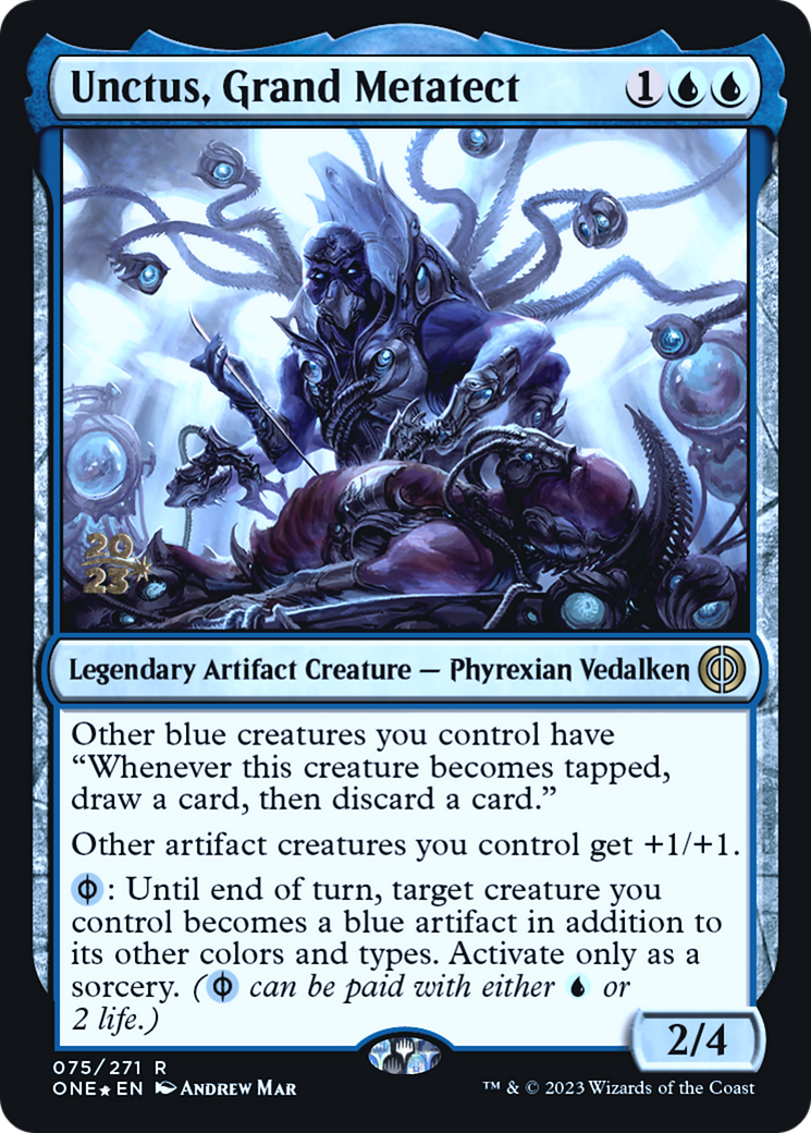 Unctus, Grand Metatect (PONE-75S) - Phyrexia: All Will Be One Promos Foil - Premium MTG Single from Wizards of the Coast - Just $0.26! Shop now at Game Crave Tournament Store
