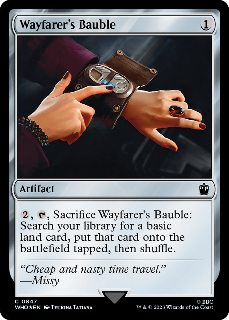 Wayfarer's Bauble (WHO-847) - Doctor Who Foil - Premium MTG Single from Wizards of the Coast - Just $1.86! Shop now at Game Crave Tournament Store