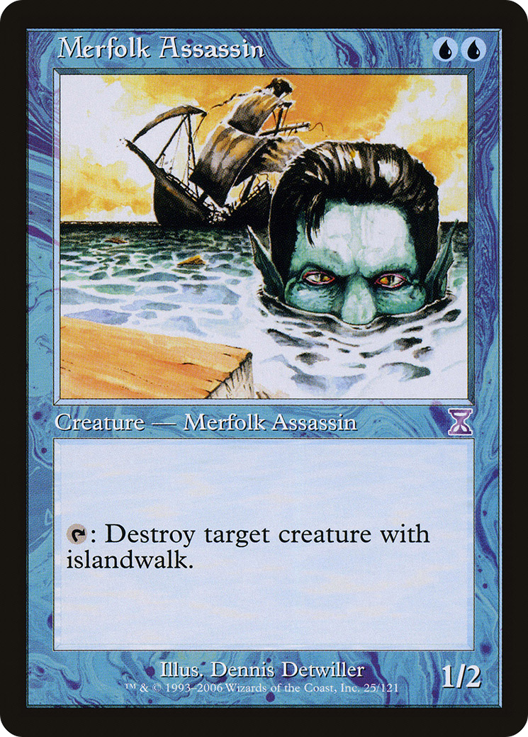Merfolk Assassin (TSB-025) - Time Spiral Timeshifted - Premium MTG Single from Wizards of the Coast - Just $0.40! Shop now at Game Crave Tournament Store