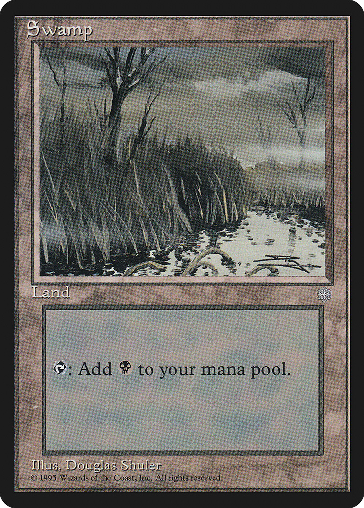 Swamp (ICE-374) - Ice Age - Premium MTG Single from Wizards of the Coast - Just $0.57! Shop now at Game Crave Tournament Store