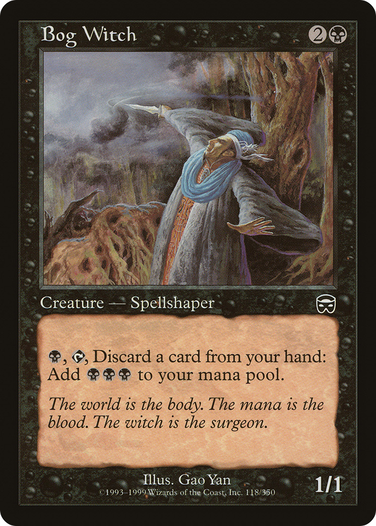 Bog Witch (MMQ-118) - Mercadian Masques Foil - Premium MTG Single from Wizards of the Coast - Just $12.74! Shop now at Game Crave Tournament Store