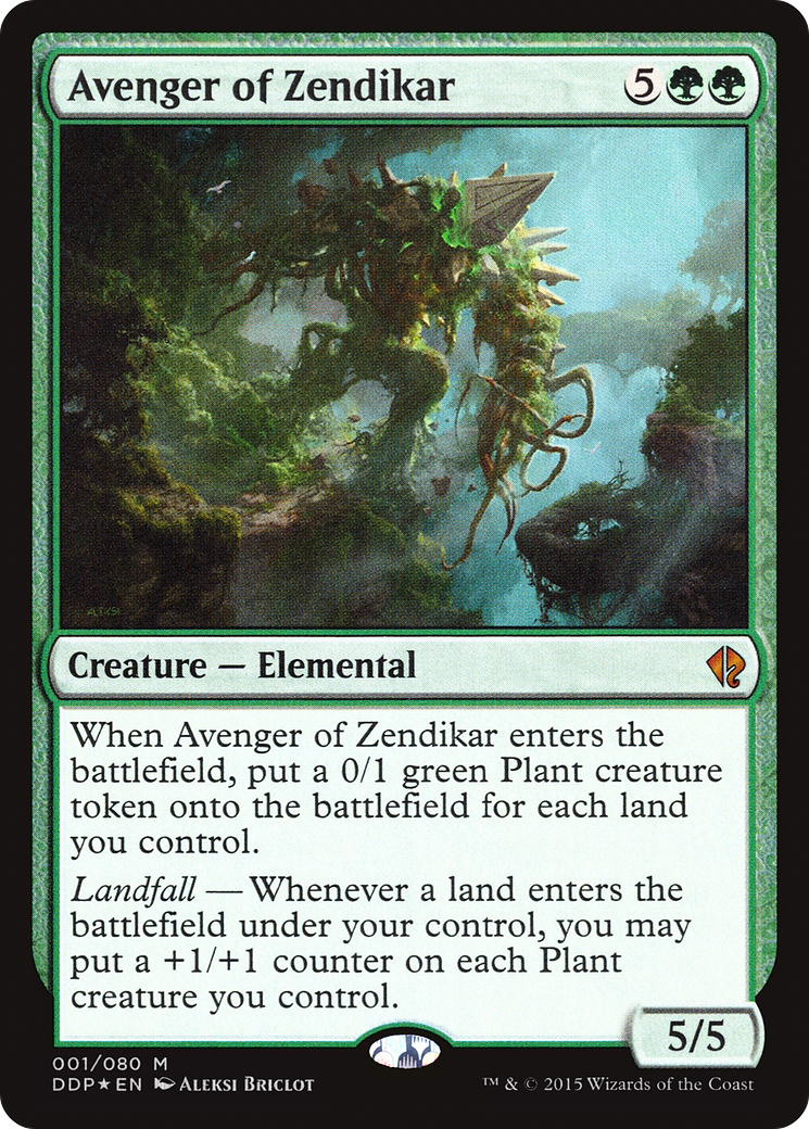 Avenger of Zendikar (DDP-001) - Duel Decks: Zendikar vs. Eldrazi Foil - Premium MTG Single from Wizards of the Coast - Just $2.49! Shop now at Game Crave Tournament Store