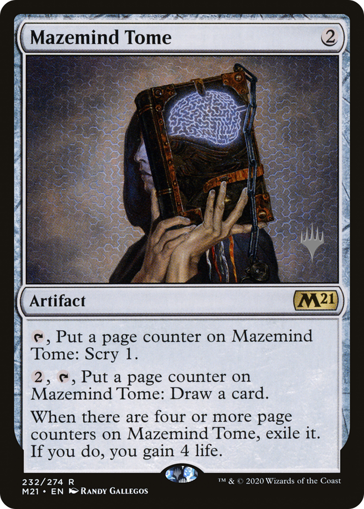 Mazemind Tome (PM21-232P) - Core Set 2021 Promos - Premium MTG Single from Wizards of the Coast - Just $0.08! Shop now at Game Crave Tournament Store