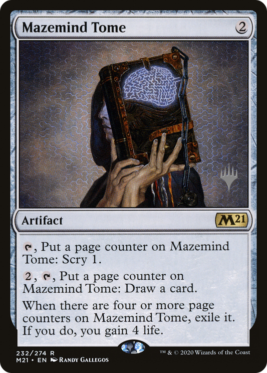 Mazemind Tome (PM21-232P) - Core Set 2021 Promos - Premium MTG Single from Wizards of the Coast - Just $0.08! Shop now at Game Crave Tournament Store