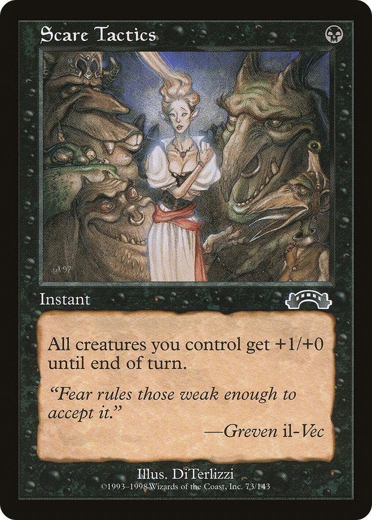 Scare Tactics (EXO-073) - Exodus - Premium MTG Single from Wizards of the Coast - Just $0.08! Shop now at Game Crave Tournament Store