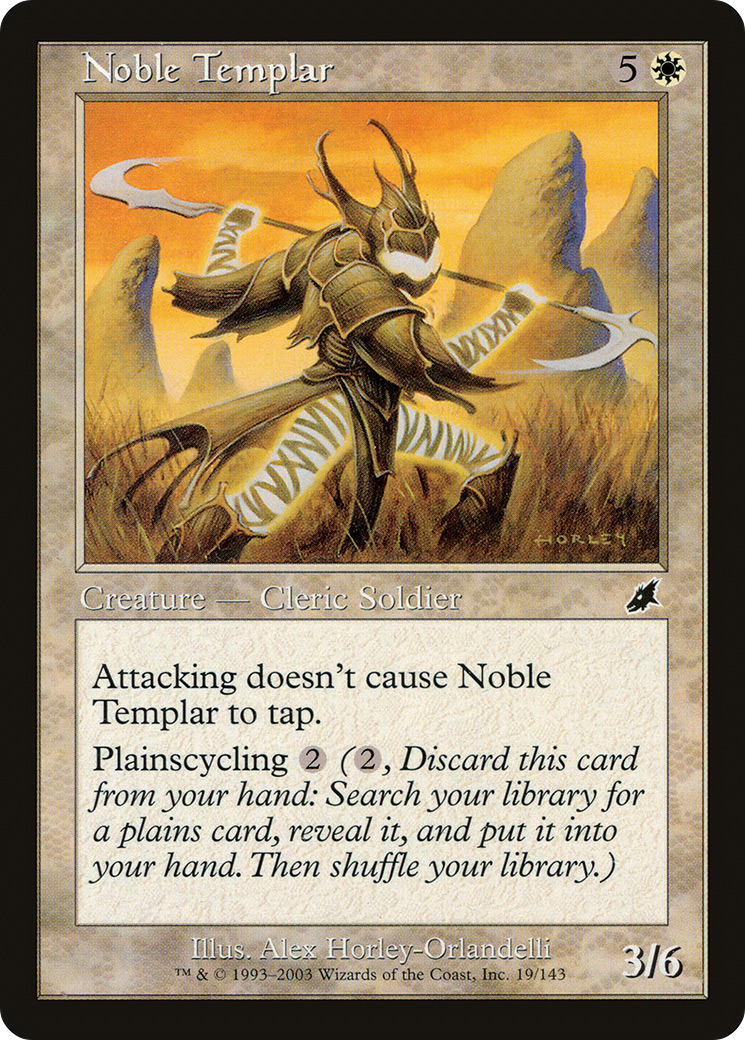 Noble Templar (SCG-019) - Scourge Foil - Premium MTG Single from Wizards of the Coast - Just $0.92! Shop now at Game Crave Tournament Store