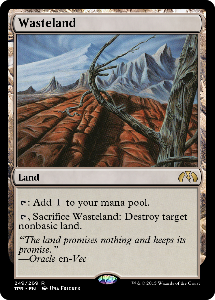 Wasteland (TPR-249) - Tempest Remastered Foil - Premium MTG Single from Wizards of the Coast - Just $0! Shop now at Game Crave Tournament Store