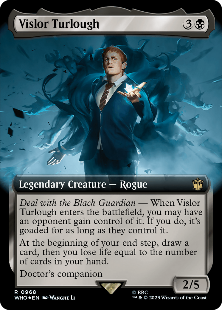 Vislor Turlough (WHO-968) - Doctor Who: (Extended Art) Foil - Premium MTG Single from Wizards of the Coast - Just $0.49! Shop now at Game Crave Tournament Store