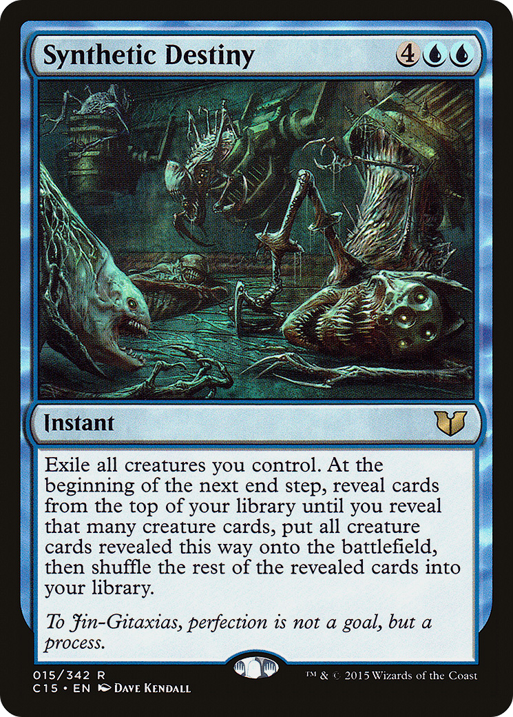 Synthetic Destiny (C15-015) - Commander 2015 - Premium MTG Single from Wizards of the Coast - Just $0.08! Shop now at Game Crave Tournament Store