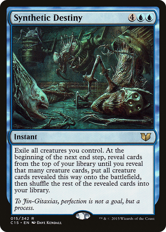 Synthetic Destiny (C15-015) - Commander 2015 - Premium MTG Single from Wizards of the Coast - Just $0.08! Shop now at Game Crave Tournament Store