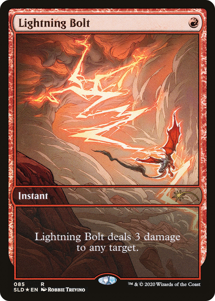 Lightning Bolt (SLD-085) - Secret Lair Drop Foil - Premium MTG Single from Wizards of the Coast - Just $1.04! Shop now at Game Crave Tournament Store