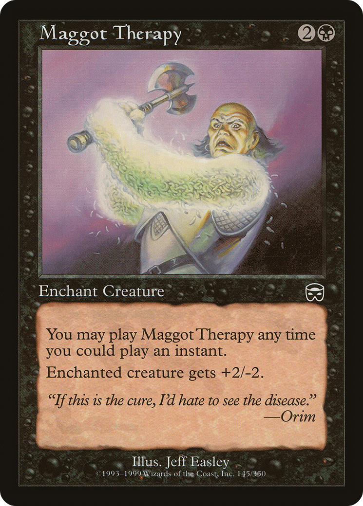 Maggot Therapy (MMQ-145) - Mercadian Masques - Premium MTG Single from Wizards of the Coast - Just $0.08! Shop now at Game Crave Tournament Store